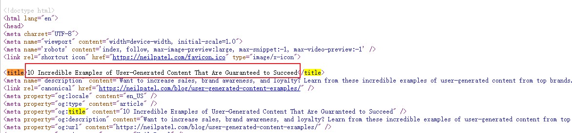 seo title