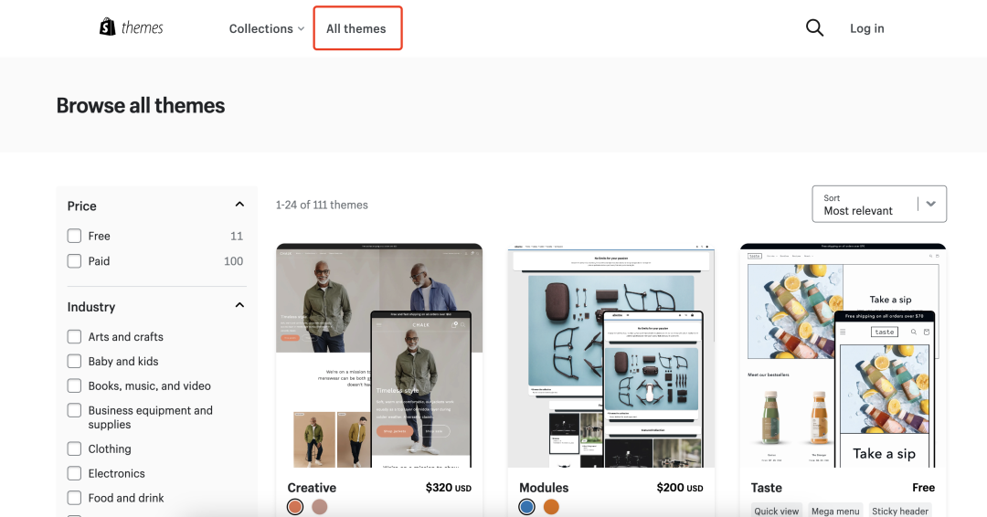【拆解】想了解竞品Shopify网站用什么主题?查看网页源代码比检测插件靠谱