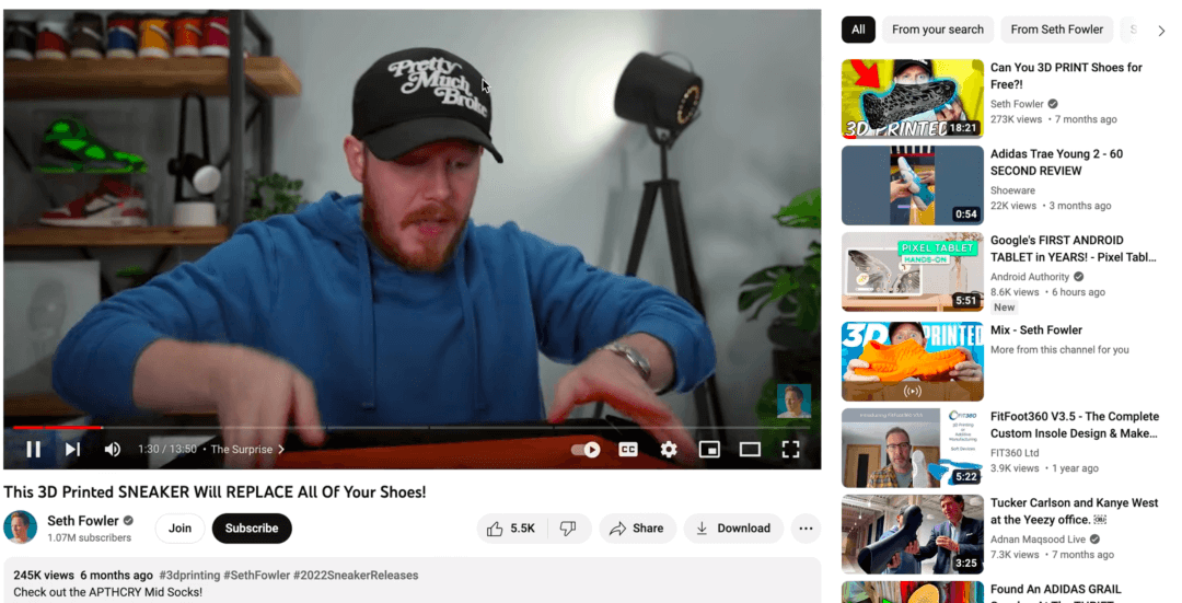 品类第一！这个3D打印鞋履品牌三个月流量翻10倍！