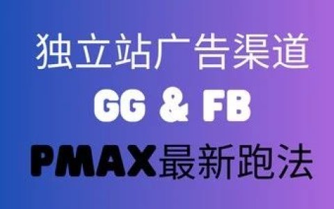 独立站最值得做的广告渠道-Google & FB广告-内含PMAX最新跑法