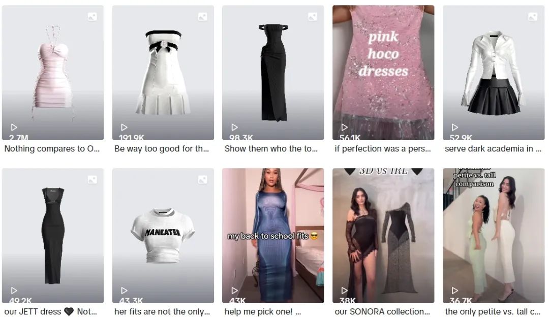 独具特色的女装时尚DTC品牌,主打AI设计和前卫风格