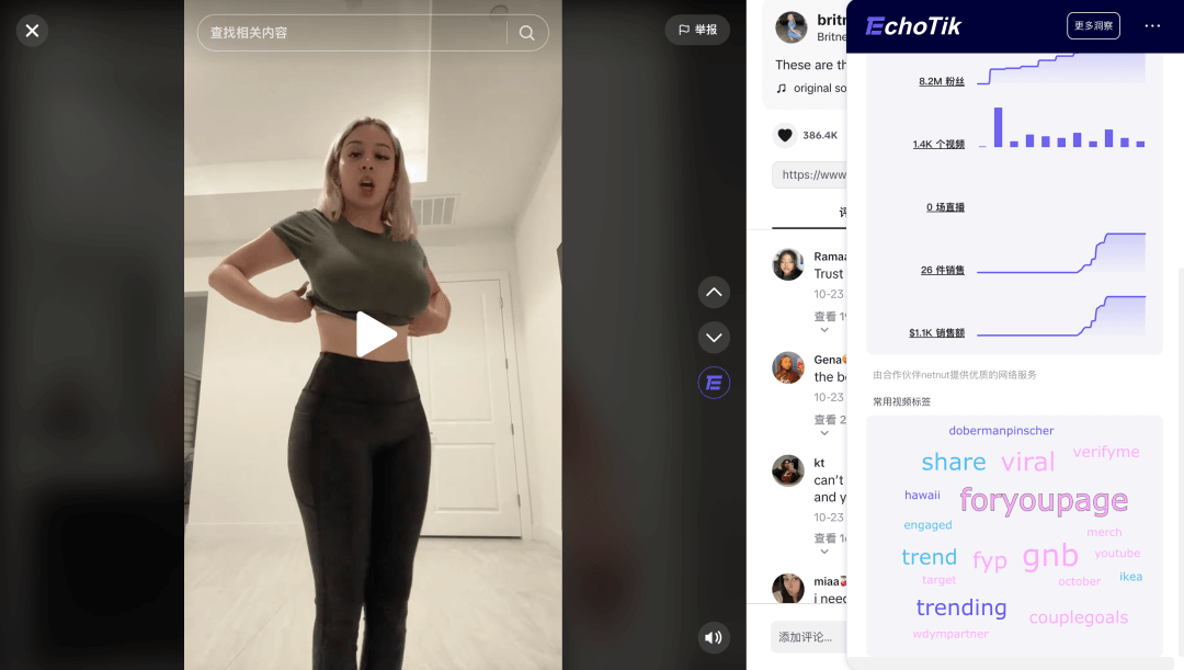 运动健身风靡TikTok,快时尚品牌Halara登上TK美国小店榜Top5