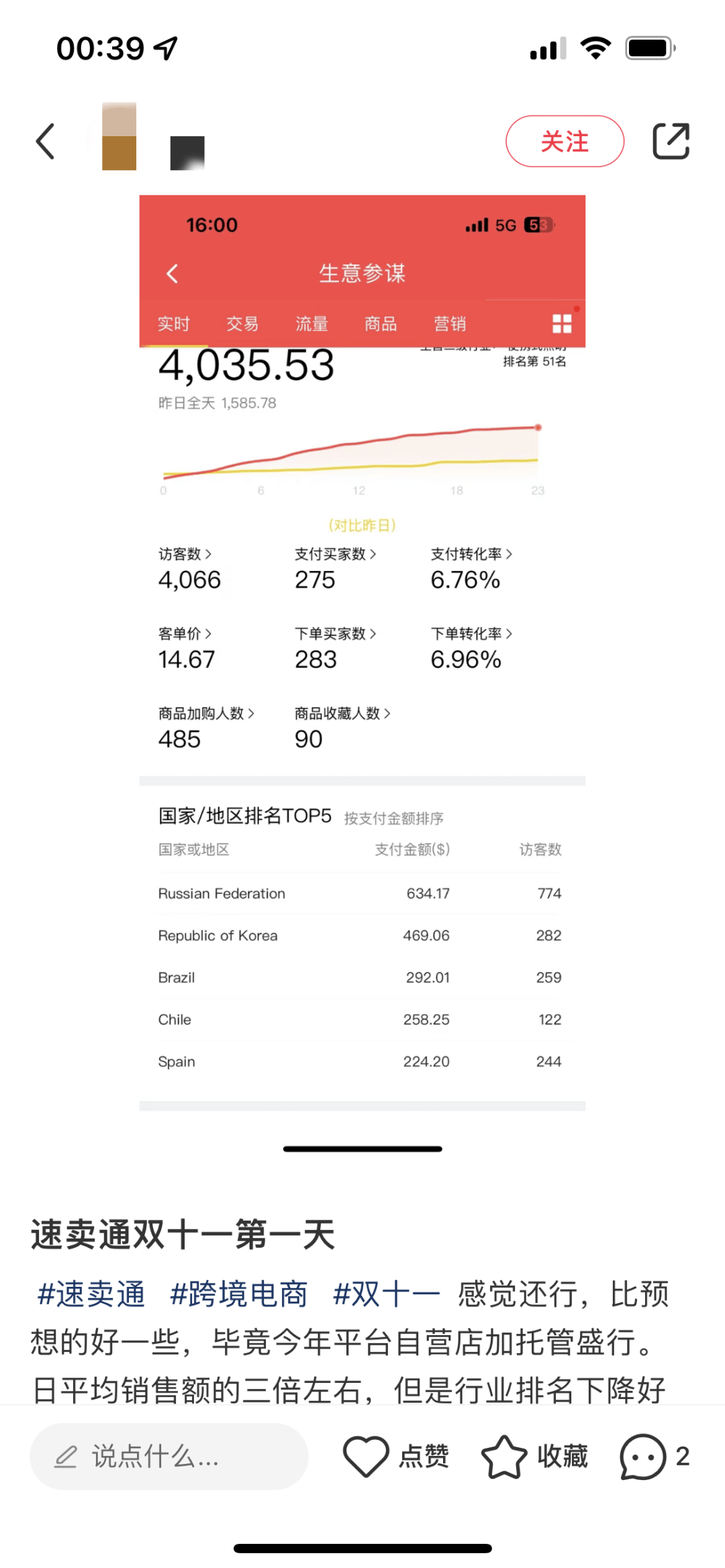 速卖通双11开卖第一天，大量商家晒出了爆单好消息！