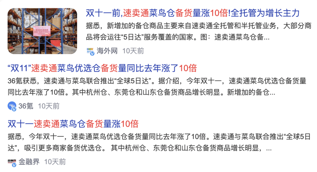 速卖通双11开卖第一天,大量商家晒出了爆单好消息!