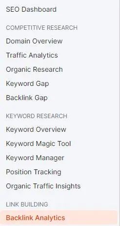 Semrush | 快速找到品类相关的联盟营销合作站点