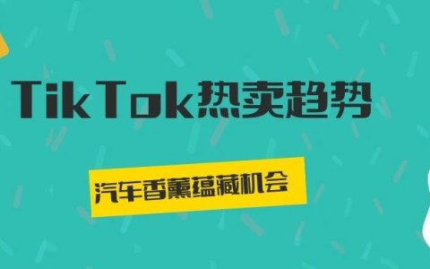 TikTok小店车载香薰细分赛道蕴含大量需求
