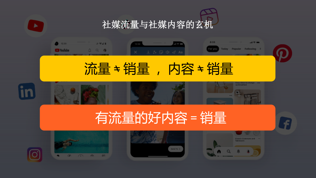 社媒运营是侧重“流量=销量”还是“内容=销量”