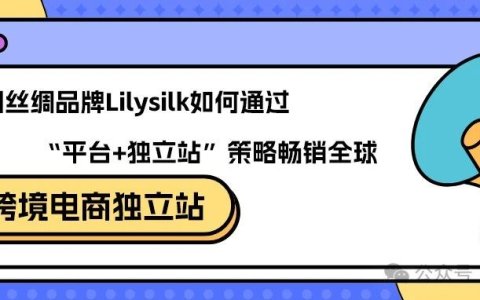 企业摘掉“代工帽子”：中国丝绸品牌Lilysilk如何通过“平台+独立站”策略畅销全球