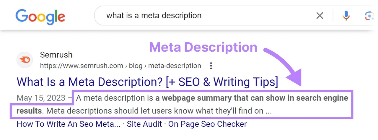 什么是Meta Description?和页面描述是一样的吗?
