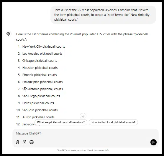如何利用ChatGPT进行关键词调研（附实际示例）
