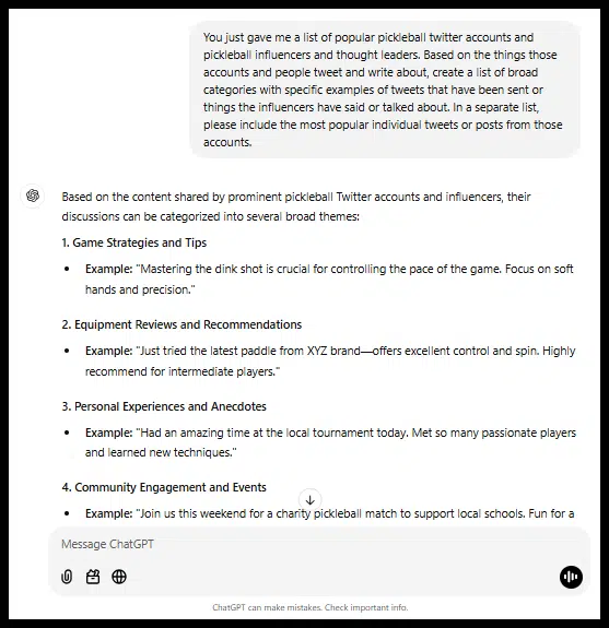 如何利用ChatGPT进行关键词调研（附实际示例）