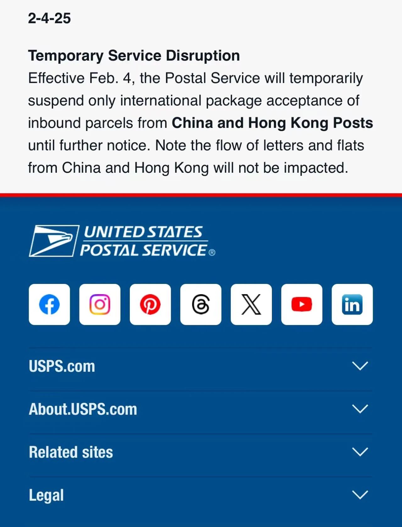 昨天拒收,今天恢复?美国邮政在玩什么鬼
