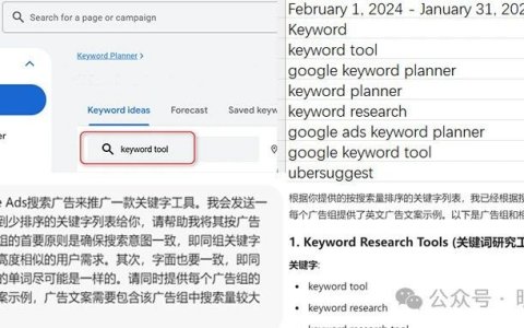 一步到位：用Google关键字规划师+ChatGPT上线新品的所有搜索广告组！