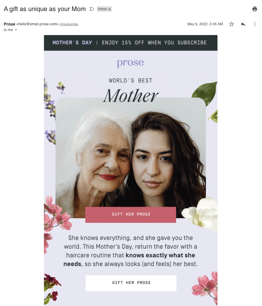 Mother's Day Email Marketing 2024: Inspiration for the Inbox