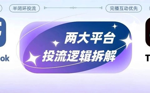 Facebook & TikTok：两大平台投流逻辑全拆解