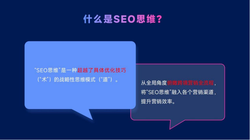 SEO思维:贯穿跨境营销全渠道,助你超越99%的竞品网站!