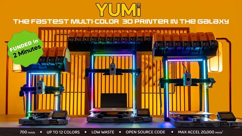 YUMI 3D PRINTER the fastest multicolor printer in the galaxy by Nicolas — Kickstarter