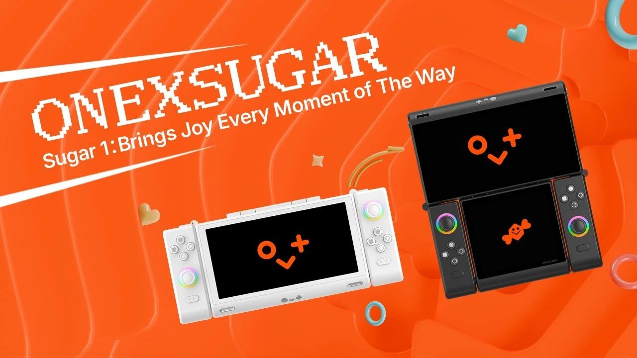 ONEXSUGAR-Sugar 1: the world's 1st Dual-Screen Transformable Gaming Ha – ONEXPLAYER