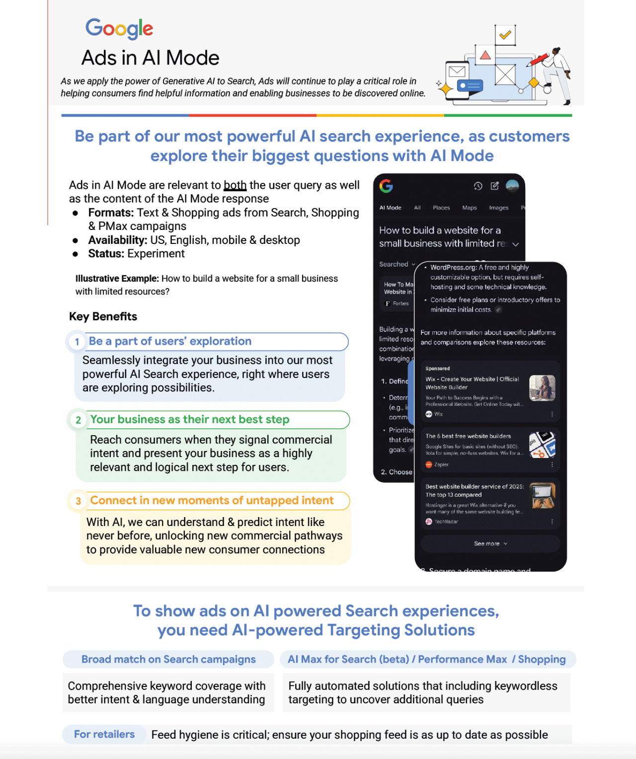 SEO近期动态:Google AI模式的使用状况|AI广告开始推销|Bing:AI时期仍保持sitemap更新