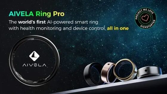 AIVELA Ring Pro: All-in-One Smart Ring to Master Your Day by AIVELA — Kickstarter