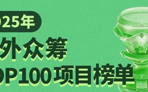 重磅 | Kickstarter官方×乙烯众筹联合发布《2025海外众筹TOP100项目榜单》！
