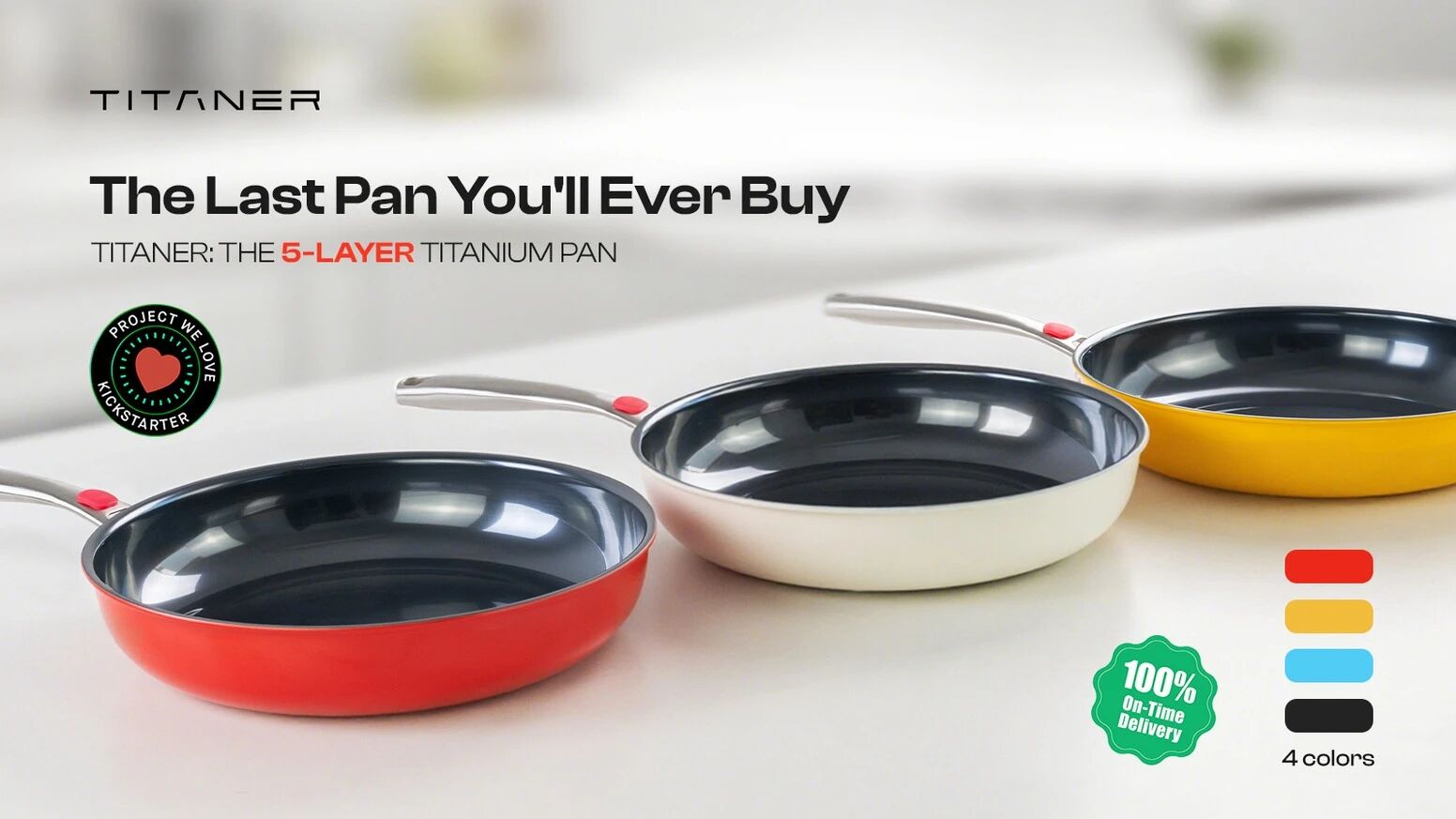 Titaner 5-Layer Titanium Frying Pan — One Pan for Everything by Titaner-WY — Kickstarter