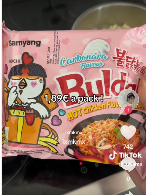 火鸡面五周霸榜德国TikTok,靠“拍视频-下单-夸好”三板斧爆单?跨境卖货可抄的作业在这