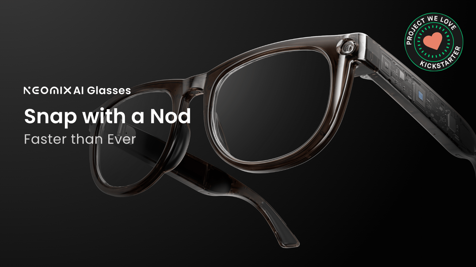 Neomix AI Glasses: Fastest Capture with World's Largest CMOS by BEAVERLAB TECH — Kickstarter