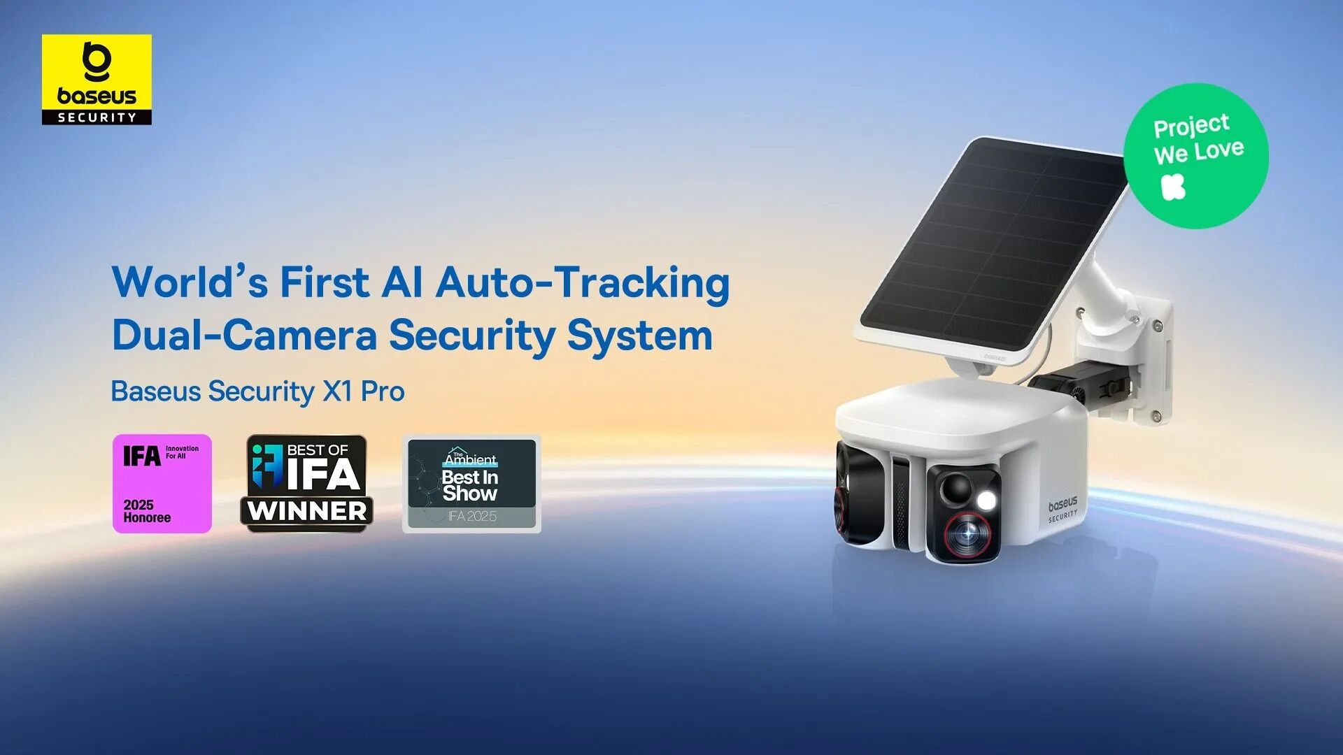 Baseus Security X1 Pro: The world's first smart AI dual-tracking security camera