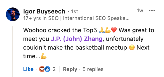 我是如何用一篇 LinkedIn 文章,在海外 SEO 圈实现“一石多鸟”的?