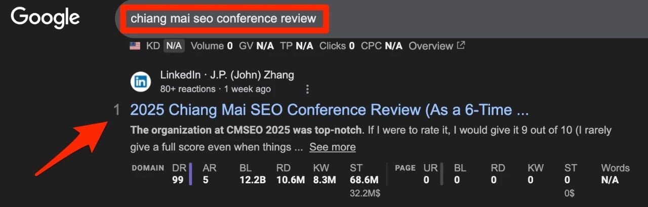 我是如何用一篇 LinkedIn 文章,在海外 SEO 圈实现“一石多鸟”的?