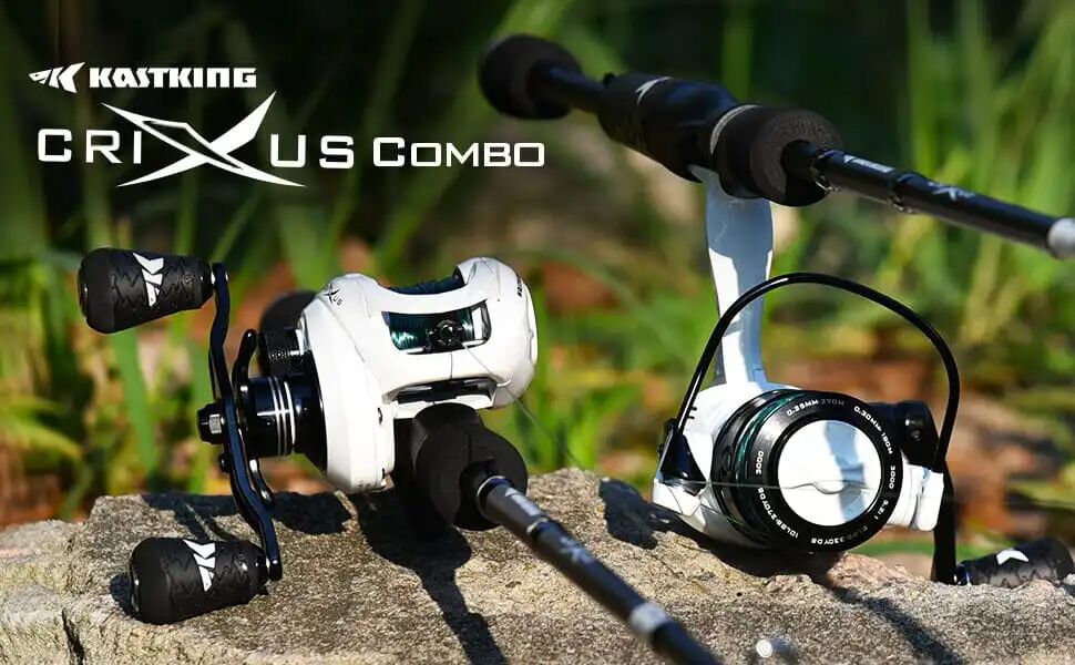 KastKing Crixus Spinning Fishing Rod and Reel Combo