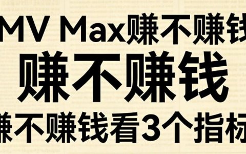 GMV Max赚不赚钱？看3个指标！