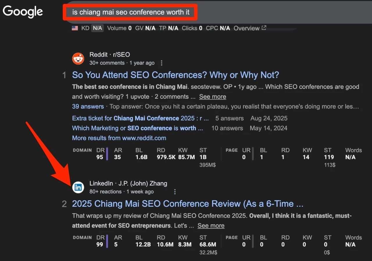 我是如何用一篇 LinkedIn 文章,在海外 SEO 圈实现“一石多鸟”的?