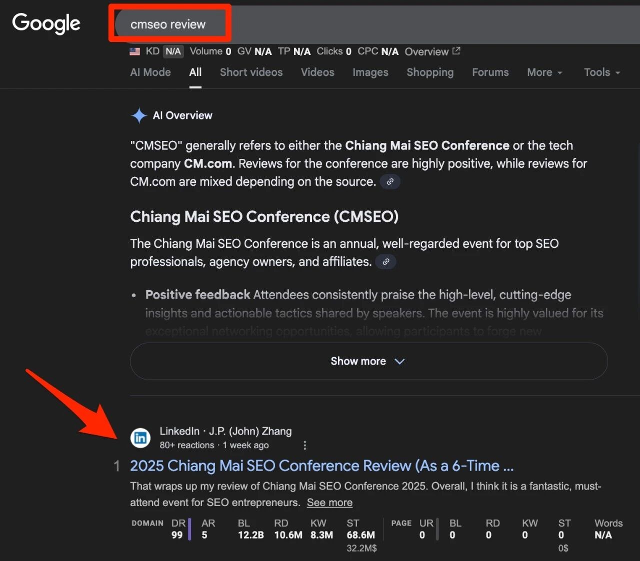 我是如何用一篇 LinkedIn 文章,在海外 SEO 圈实现“一石多鸟”的?