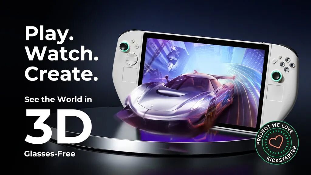 abxylute 3D ONE - World's First Glasses-Free 3D PC Handheld by abxylute —  Kickstarter
