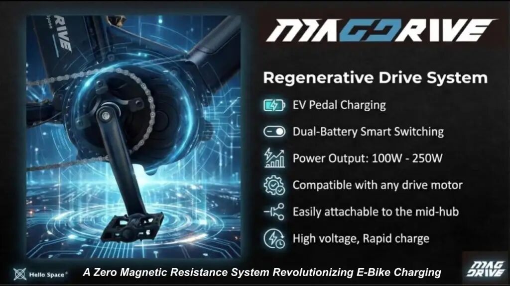 CES 2026:再也不用给Ebike充电了?!Hello Space的这项黑科技简直太离谱了!