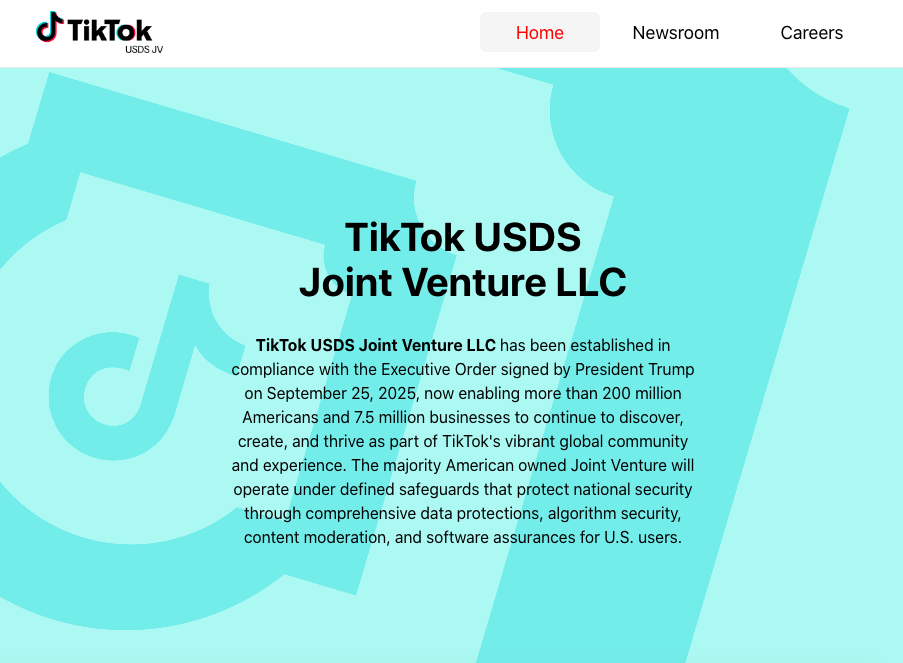 TikTok美国合资公司成立，字节跳动仍是最大单一股东