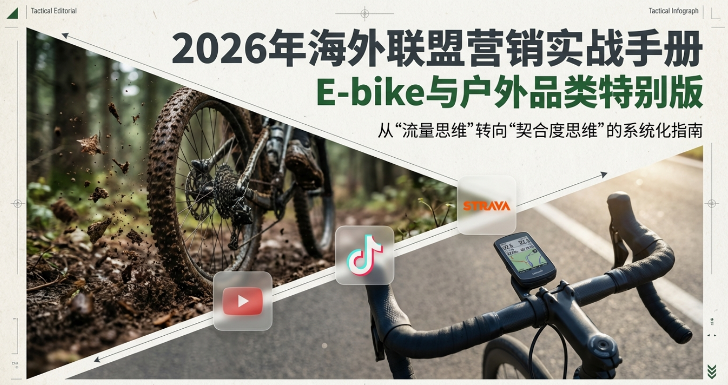2026年,联盟营销&Ebike媒体红人博主如何开展合作?(抄作业)