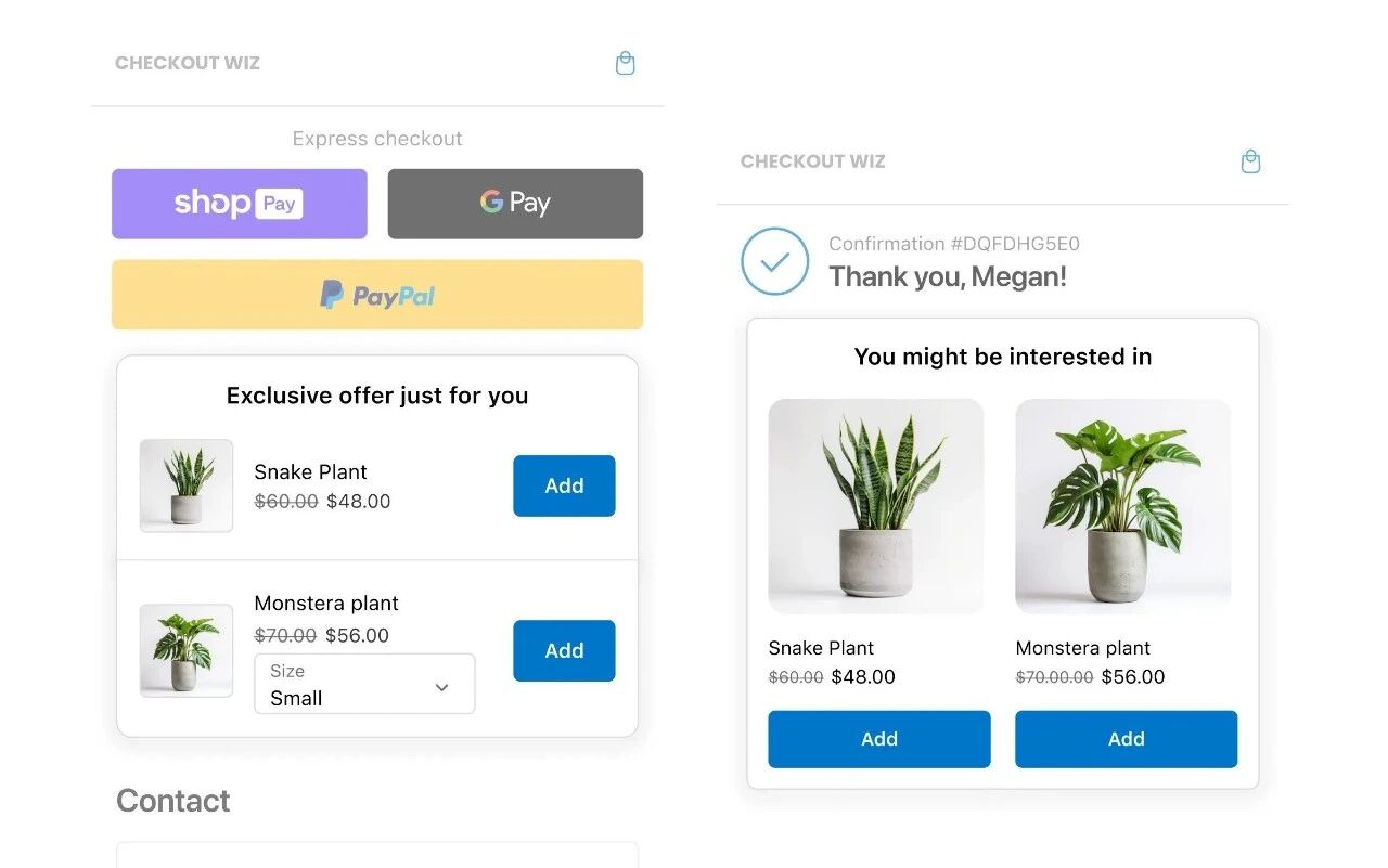 Shopify Checkout Upsells, Simplified