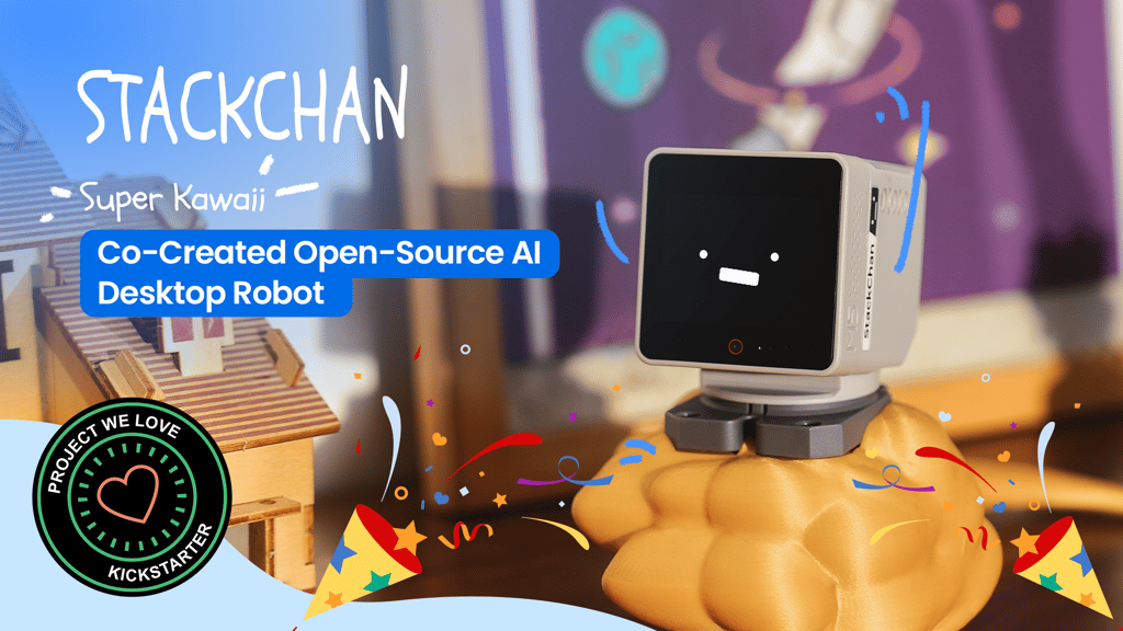 StackChan: Kawaii Co-Created Open-Source AI Desktop Robot by M5Stack — Kickstarter