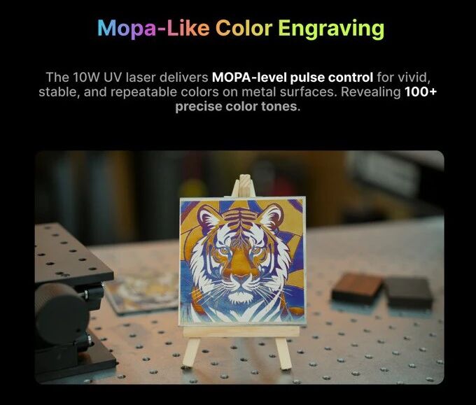 众筹爆款拆解 | 108万美金!10W UV激光雕刻机如何做成桌面机?