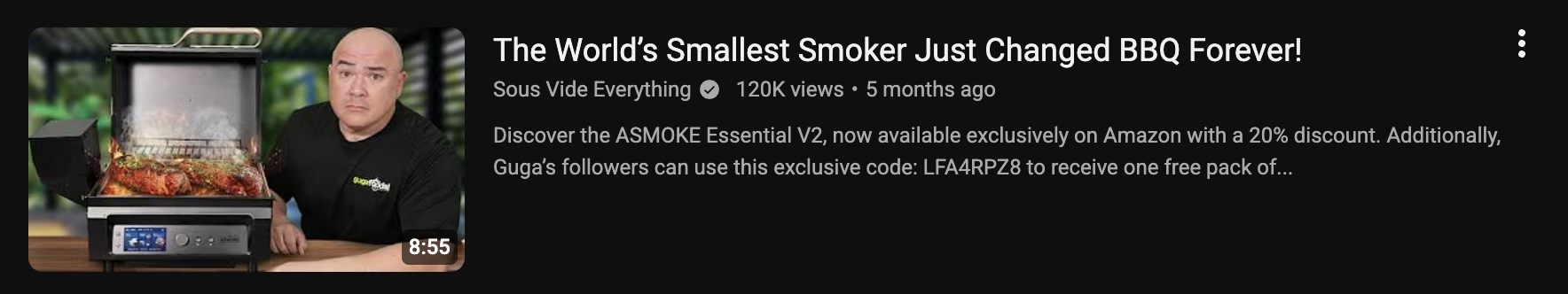 国产烤炉出海品牌ASMOKE 、Z GRILLS合作过的高ROI红人盘点
