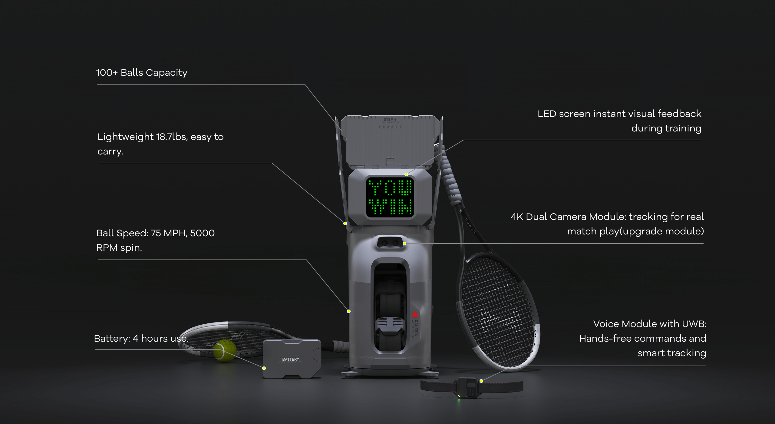 TENNIIX: World's First Vision-Based AI Tennis Robot – Tenniix