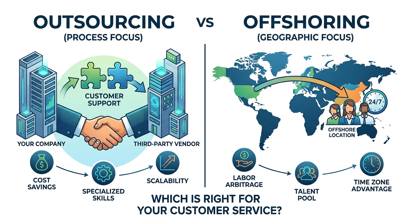外包（Outsourcing）与离岸外包（Offsourcing）