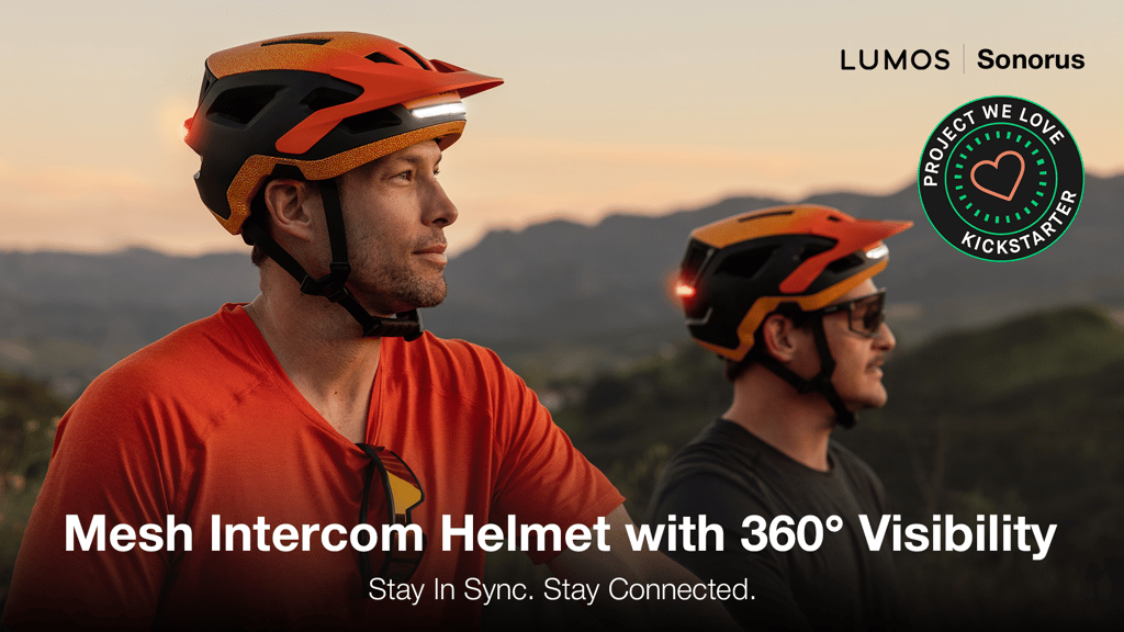 Lumos Sonorus: Mesh Intercom Helmet with 360° Visibility by Lumos Helmet — Kickstarter