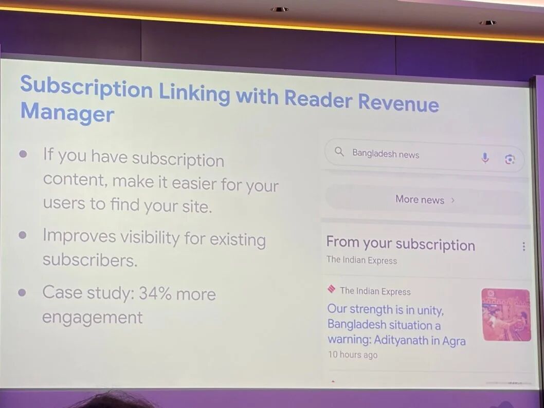 Google 通过 Reader Revenue Manager 引入了订阅链接功能