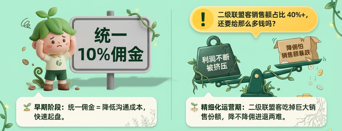联盟客开始分层以后,佣金逻辑也该变了