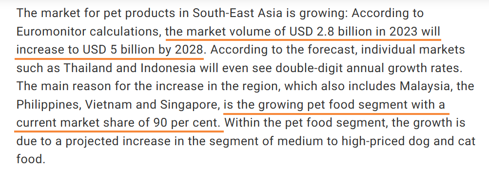 中誉宠食联手惠发食品出海东南亚