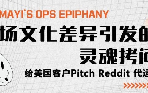 美国客户Pitch Reddit 代运营 | 一场文化差异引发的灵魂拷问